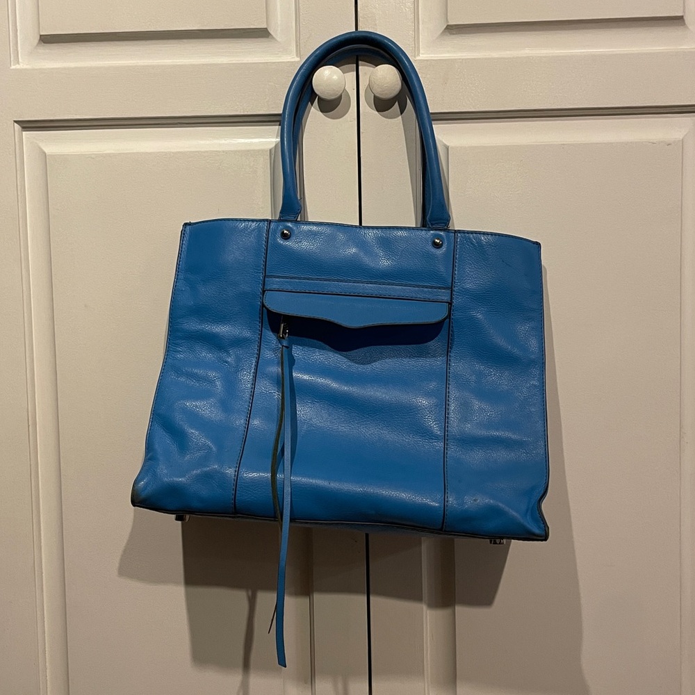 Rebecca Minkoff Blue Leather Tote